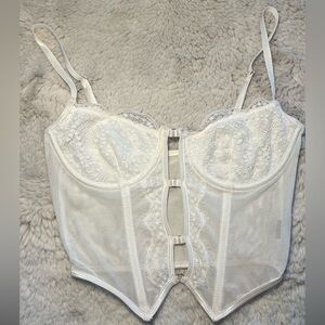 Elegant White Lace Top